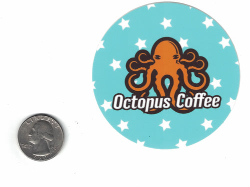 Octopus Coffee Stickers